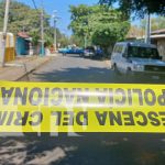 Foto: Investigación de crimen en el barrio Domitila Lugo, Managua / TN8
