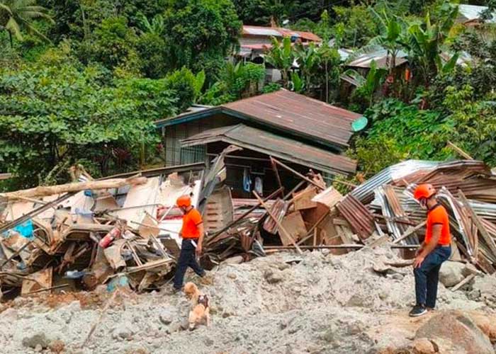Deslizamiento de tierra en Filipinas
