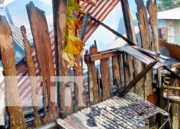 Foto: Incendio deja afectaciones materiales en una vivienda de Bonanza / TN8