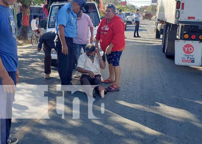 Foto: Un anciano fue atropellado por un camión en Nandaime / TN8