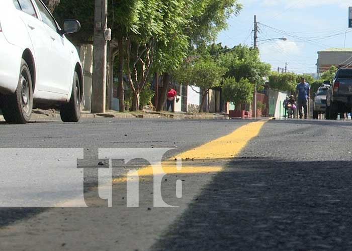 Foto: Calles mejoradas en Ciudad Jardín, Managua / TN8