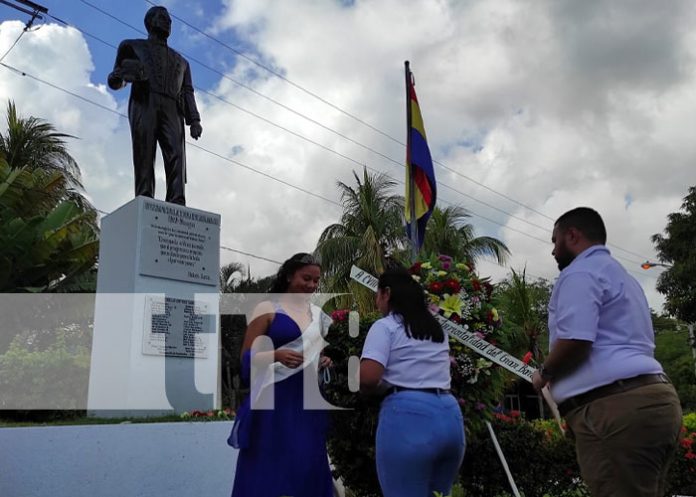 Foto: Homenaje a Rubén Darío desde la UNAN-Managua / TN8