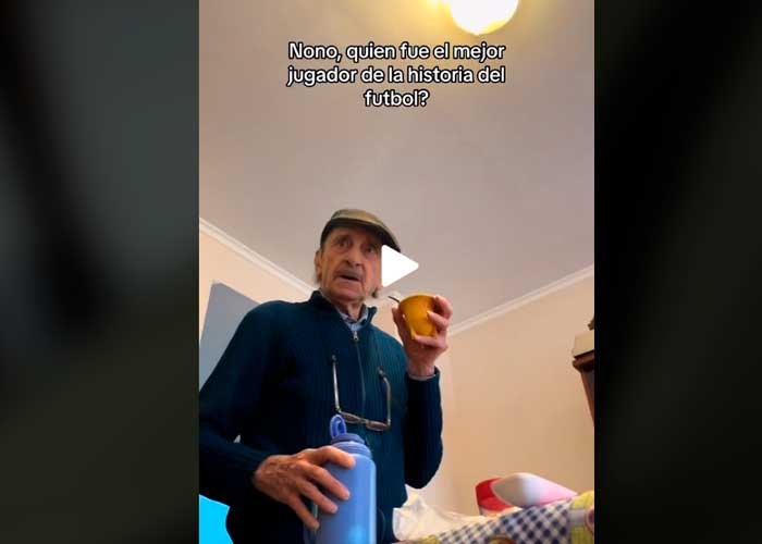 ¿Messi o Maradona?: La respuesta del 'nono' que se volvió viral en TikTok