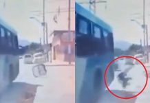 Mujer salta de la ventana de un bus tras sufrir acoso del conductor