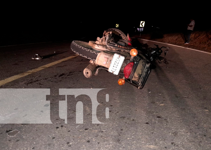 Foto: Fatal choque en Nueva Segovia /cortesía 