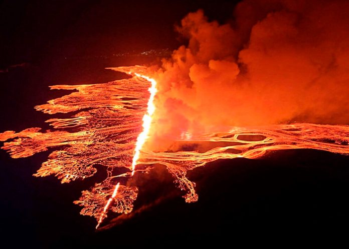 Foto: Erupción en Islandia /cortesía