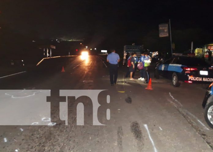 Foto: Una mujer muere atropellada al intentar cruzar la carretera entre Sebaco y Matagalpa/TN8