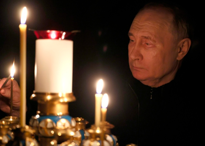 Foto: Vladímir Putin rinde homenaje a los caídos /cortesía