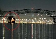 Barco derriba un puente de Baltimore, Estados Unidos dejando 20 desaparecidos