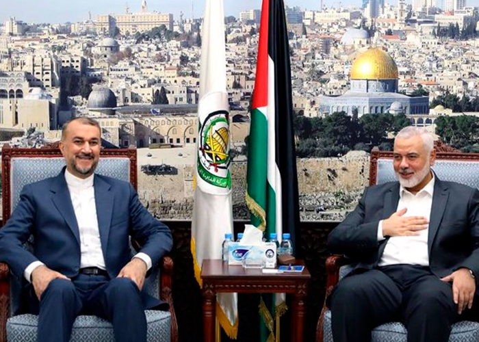 Líder de Hamás busca apoyo en Irán para la situación en Gaza