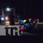 Foto: "Chancho" manda al hospital a motociclista y acompañante en Ometepe/TN8