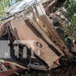 Un fallecido tras accidente del camión que cayó a un abismo en Nueva Segovia
