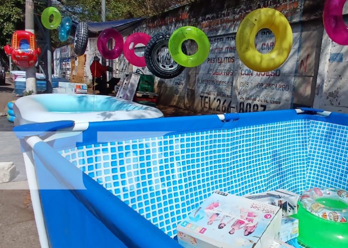 Foto: Incrementa oferta y demanda de piscinas en rotondas y avenidas de Managua / TN8