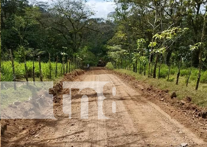 Foto: Alcaldía de Río Blanco, Matagalpa realiza reparaciones de caminos rurales/TN8