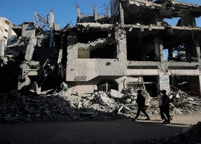 Foto: Israel causa caos en Gaza /cortesía