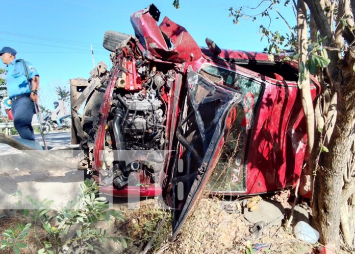 Foto: ¡Se duerme al volante! Siete lesionados tras accidente en la Carretera Nandaime, Jinotepe/TN8