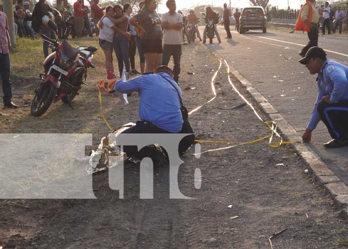 Motorizado pierde la vida en impactante accidente de tránsito en Estelí