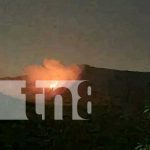 Desinformación en redes alarma a la población tras incendio en las laderas del Volcán Masaya