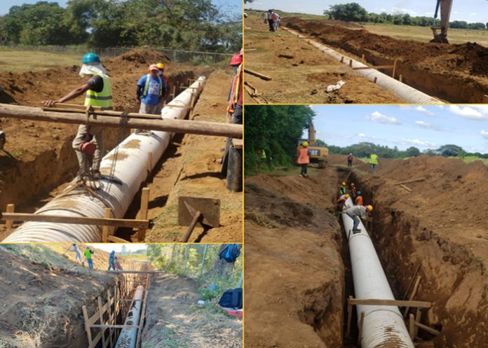 Foto: Gobierno construye la Planta de Tratamiento de Aguas Residuales en Chinandega/Cortesía