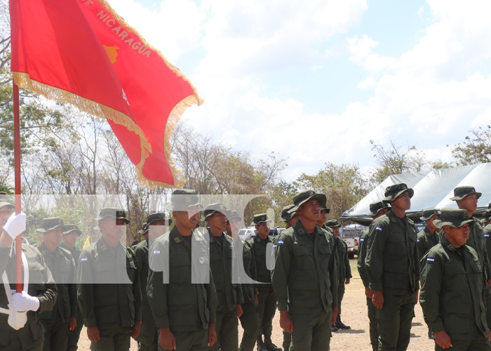Ejército de Nicaragua realiza traspaso de mando en el Batallón Ecológico Bosawás