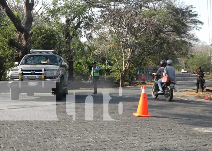 Policía Nacional en la Isla de Ometepe garantiza seguridad en Semana Santa