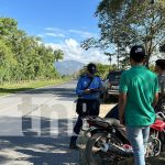 Foto: Conductor de un camión impacta a motociclista en en el km 284 en Jalapa, Nueva Segovia/TN8