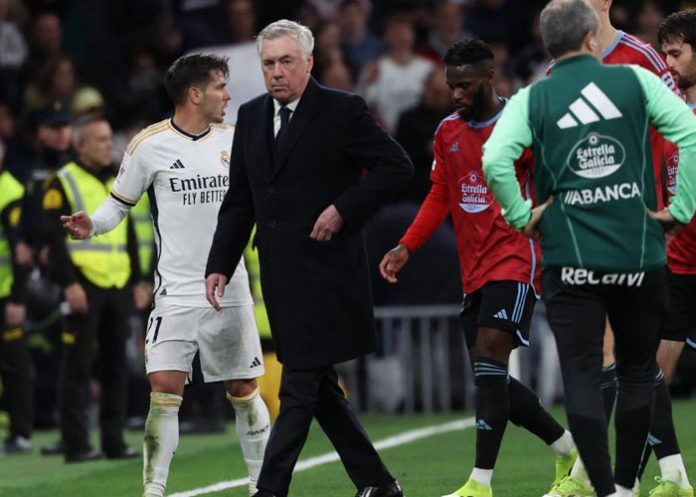 Carlo Ancelotti contra el City en Champions