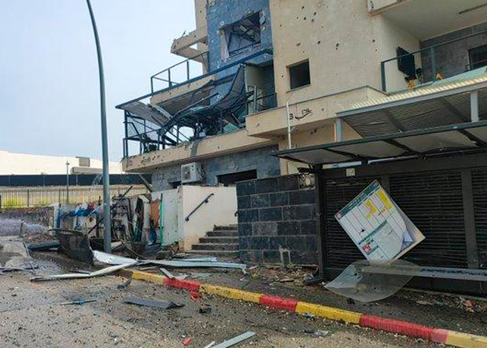 Foto: Ejército sionista destruye centro médico en el sur de Líbano/cortesía