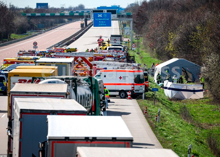 Cinco muertos en accidente de autobús en Alemania
