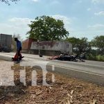 Foto: Mortal accidente en carretera Chinandega-Corinto / TN8