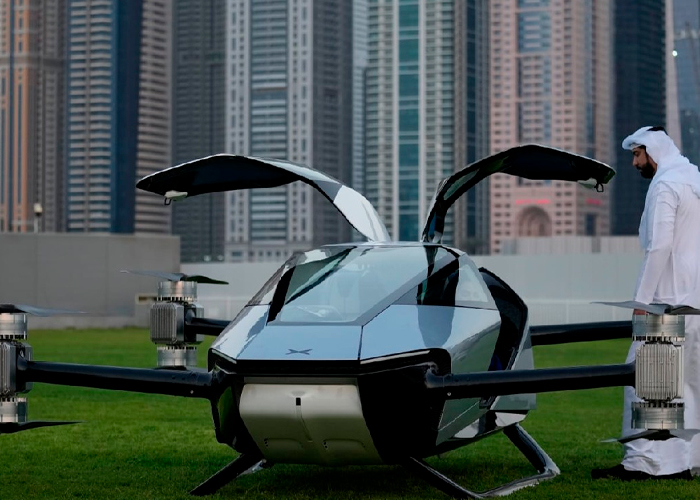Un futurista taxi volador ya está a la venta en China