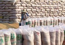 Aplastada por 40 sacos de arroz en India