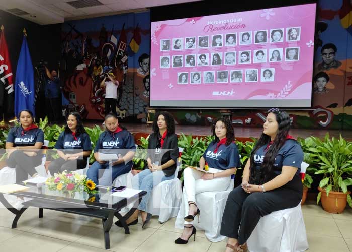 Foto: Conversatorio sobre las mujeres desde la UNAN-Managua / TN8