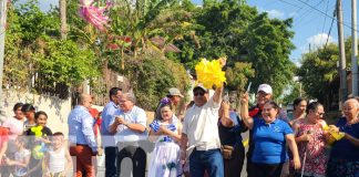 Programa 'Calles para el Pueblo' llega al barrio Tierra Prometida en Managua