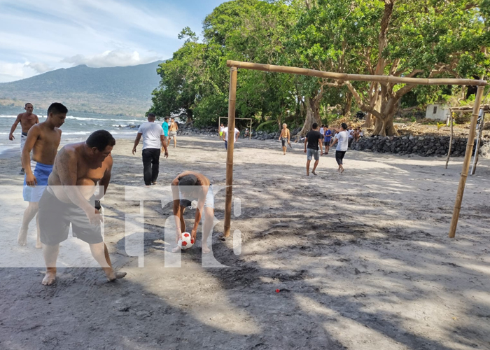 Foto: Realizan jornada deportiva en homenaje al Comandante Tomas Borge en Ometepe/TN8