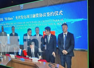 Nicaragua y empresa china firman acuerdo histórico para proyecto solar El Hato