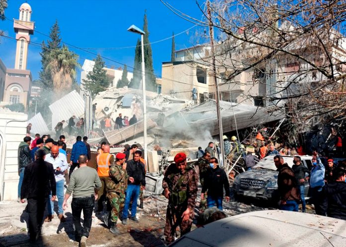Foto: Explosiones sacuden la capital de Siria /cortesía