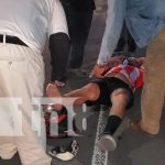 Motociclista lesionado tras colisión con taxi en Juigalpa
