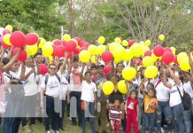 Foto: Elevan globos en conmemoración al 44 aniversario de la Cruzada Nacional de Alfabetización/TN8