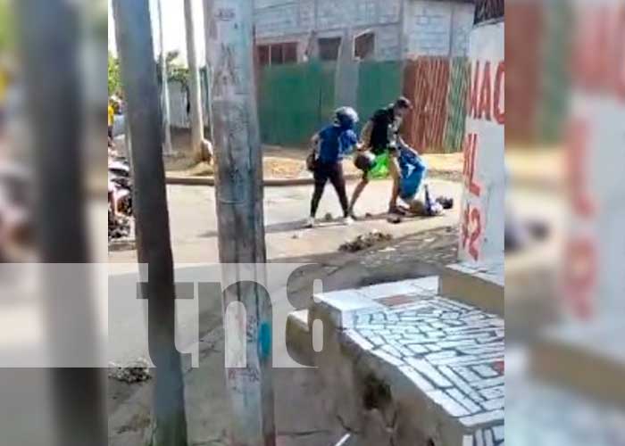 Caos en las calles de Managua