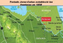 Foto.Tratado de límites entre Nicaragua y Costa Rica Cañas - Jerez/CORTESÍA