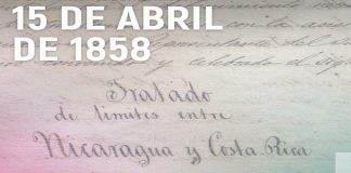 166 aniversario de la firma del Tratado de Límites Cañas Jerez, entre las Repúblicas de Nicaragua y Costa Rica