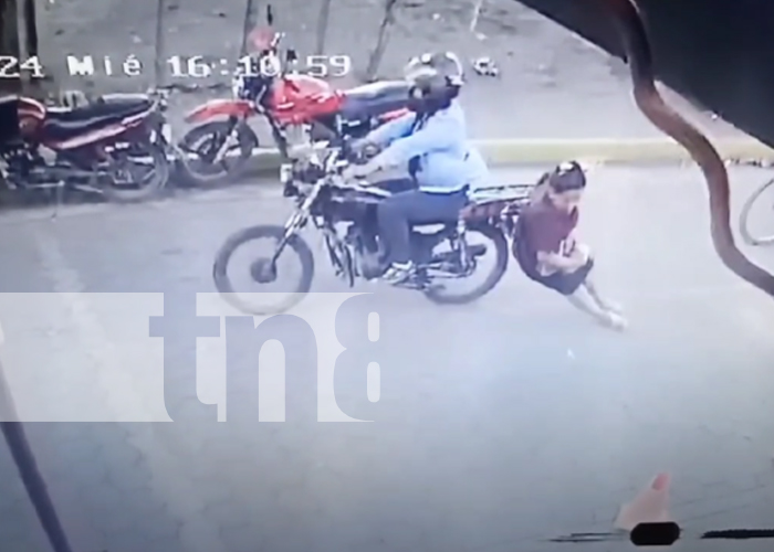 Foto: Señora se raja "La Vida" tras caer de una moto en la Isla de Ometepe/TN8