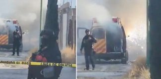 Mueren dos paramédicos en una ambulancia que fue incendiada en México