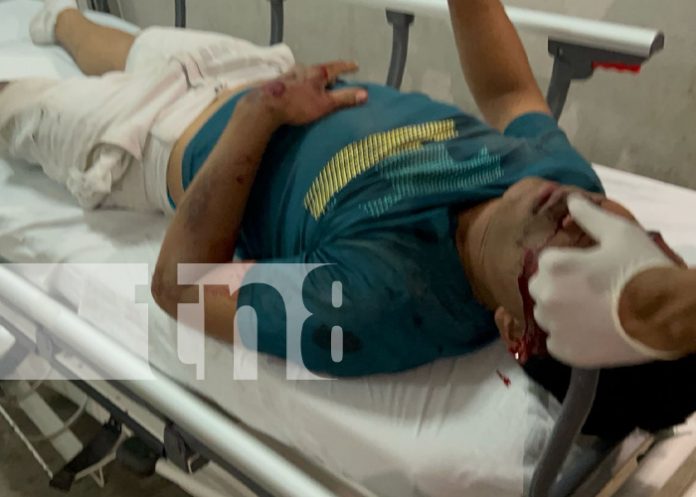 Motociclista gravemente herido tras accidente en Juigalpa