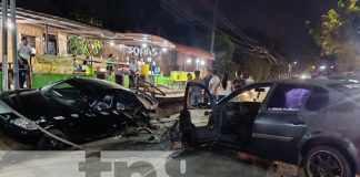 Mecánico pierde el control de su carro y se estrella contra otro en Carretera Nueva León