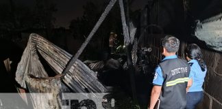 Incendio arrasa con una vivienda en Managua