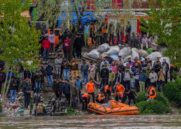 Seis muertos tras un naufragio en un río de India
