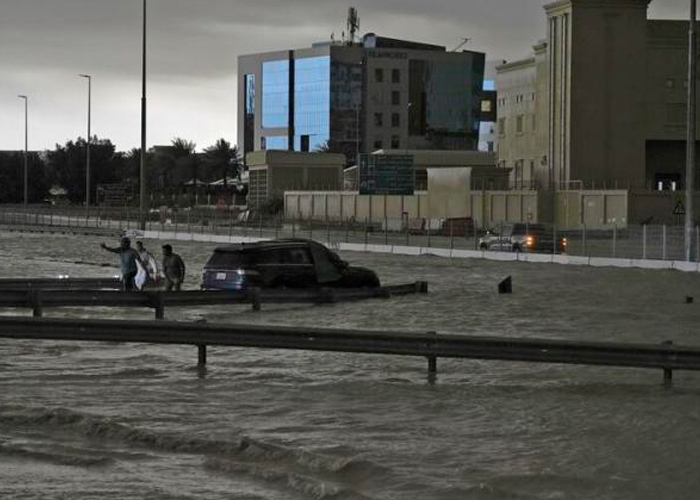 Foto: Lluvias extremas en Dubái /cortesía 