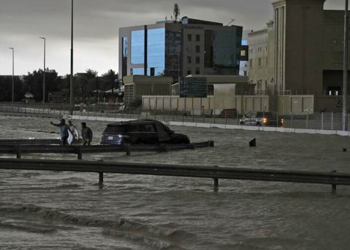 Foto: Lluvias extremas en Dubái /cortesía